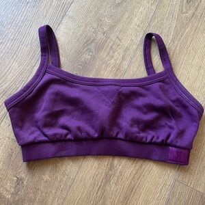 Savage x Fenty sweater material medium bralette/ bra crop top